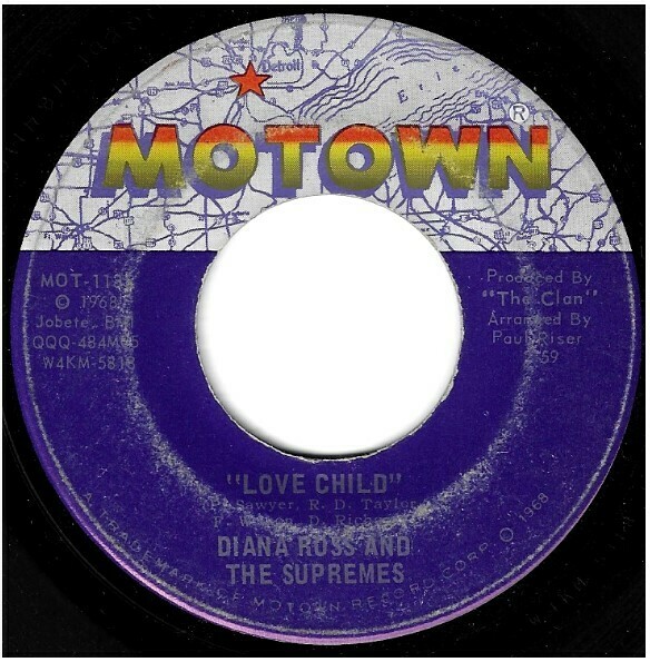 Supremes, The / Love Child | Motown MOT-1135 | Single, 7&quot; Vinyl | September 1968 | Diana Ross