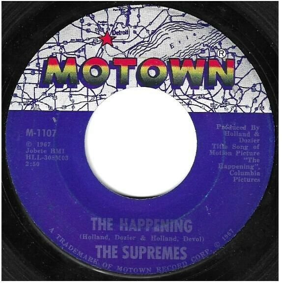 Supremes, The / The Happening | Motown M-1107 | Single, 7&quot; Vinyl | March 1967