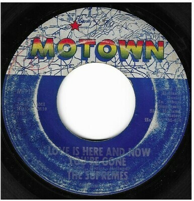 Supremes, The / Love Is Here and Now You&#39;re Gone | Motown 1103 | Single, 7&quot; Vinyl | January 1967