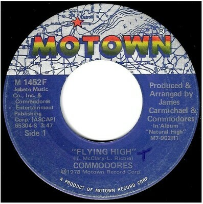 Commodores / Flying High | Motown M-1452F | Single, 7&quot; Vinyl | August 1978