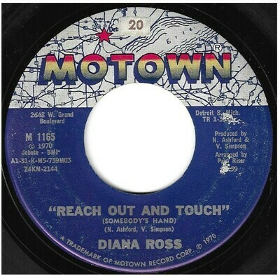 Ross, Diana / Reach Out and Touch (Somebody&#39;s Hand) | Motown M-1165 | April 1970