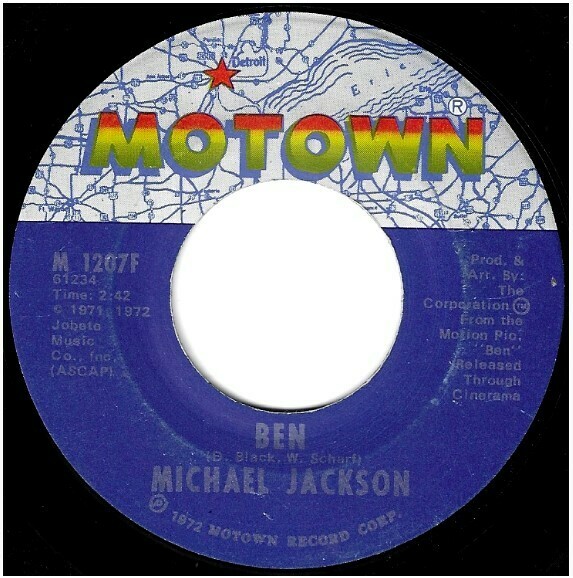 Jackson, Michael / Ben | Motown M-1207F | Single, 7&quot; Vinyl | July 1972