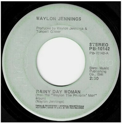 Jennings, Waylon / Rainy Day Woman | RCA Victor PB-10142 | Single, 7&quot; Vinyl | January 1975