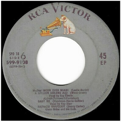 Miller, Glenn / Moon Over Miami + 7 | RCA Victor 599-9108 | EP, 7" Vinyl | 1956