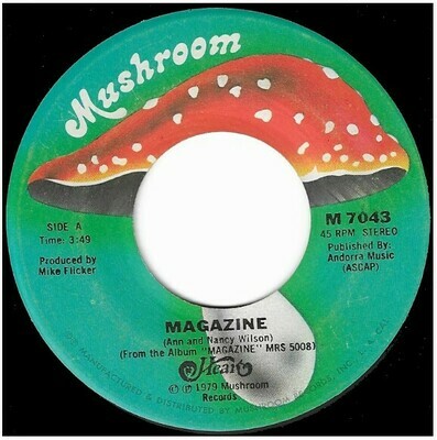 Heart / Magazine | Mushroom M-7043 | Single, 7&quot; Vinyl | July 1979