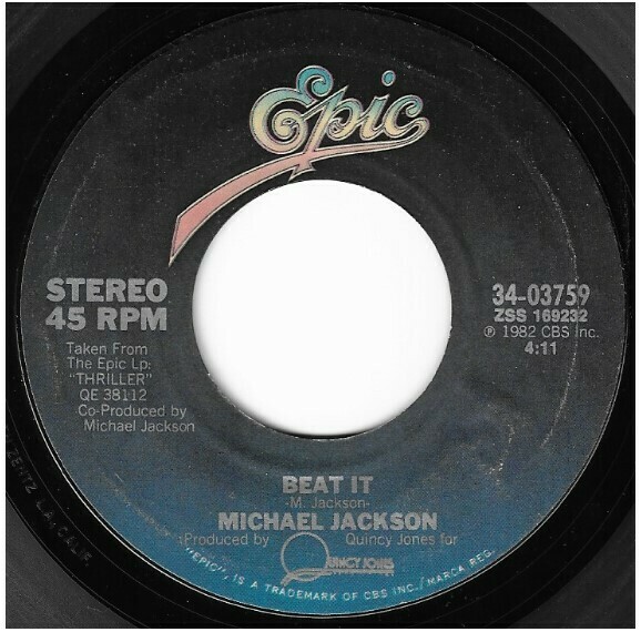 Jackson, Michael / Beat It | Epic 34-03759 | Single, 7&quot; Vinyl | February 1983