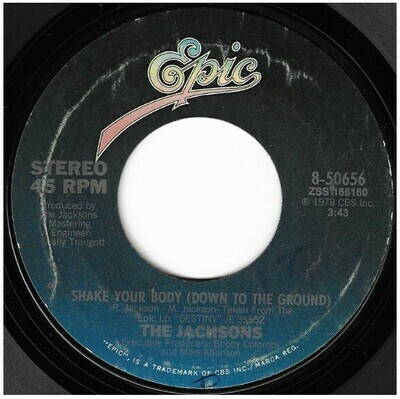 Jacksons, The / Shake Your Body (Down to the Ground) | Epic 8-50656 | Single, 7&quot; Vinyl | December 1978