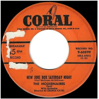 Modernaires, The / New Juke Box Saturday Night | Coral 9-60899 | Single, 7" Vinyl | January 1953
