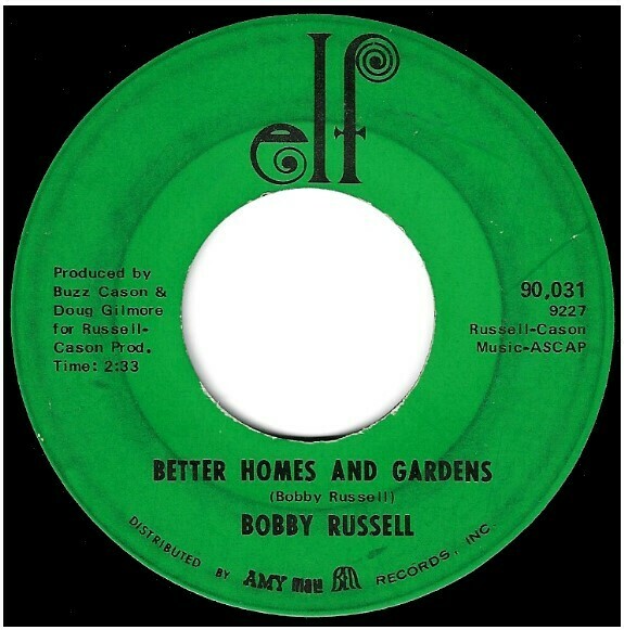 Russell, Bobby / Better Homes and Gardens | Elf 90,031 | Single, 7" Vinyl | July 1969