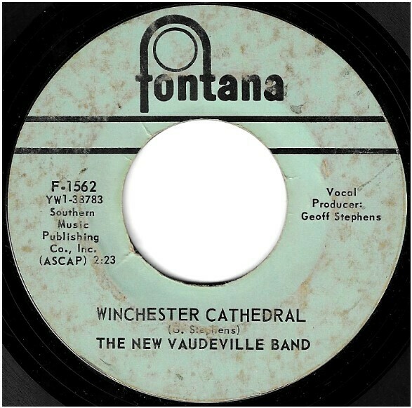New Vaudeville Band, The / Winchester Cathedral | Fontana F-1562 | Single, 7&quot; Vinyl | October 1966