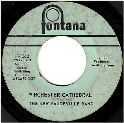 New Vaudeville Band, The / Winchester Cathedral | Fontana F-1562 | Single, 7&quot; Vinyl | October 1966