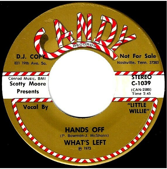 What's Left / Hands Off | Candy C-1039 | Single, 7" Vinyl | 1973 | Promo