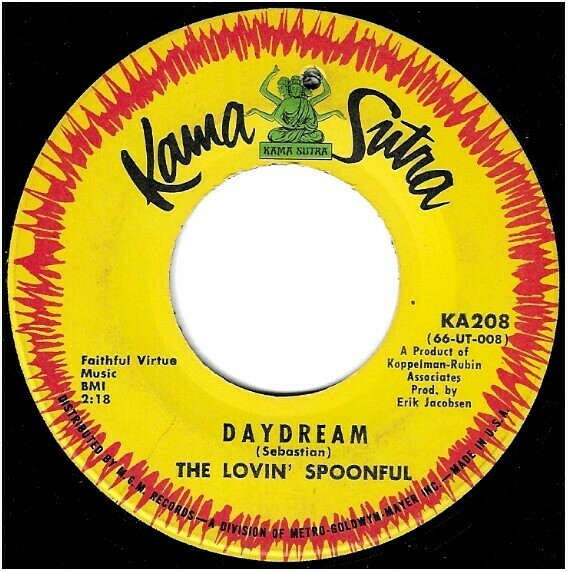 Lovin' Spoonful, The / Daydream | Kama Sutra KA-208 | Single, 7" Vinyl | February 1966