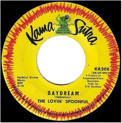 Lovin' Spoonful, The / Daydream | Kama Sutra KA-208 | Single, 7" Vinyl | February 1966
