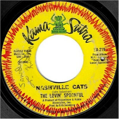 Lovin&#39; Spoonful, The / Nashville Cats | Kama Sutra KA-219 | Single, 7&quot; Vinyl | November 1966