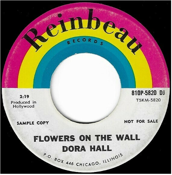 Hall, Dora / Flowers On the Wall | Reinbeau 810P-5810 DJ | Single, 7&quot; Vinyl | 1966 | Promo