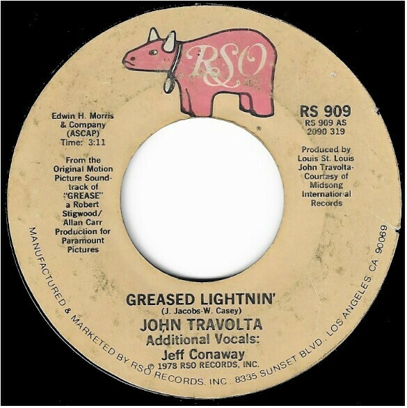 Travolta, John / Greased Lightnin&#39; | RSO RS-909 | Single, 7&quot; Vinyl | September 1978