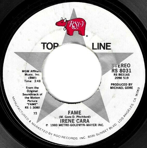 Cara, Irene / Fame | RSO RS-8031 | Single, 7" Vinyl | 1980 | Top Line Series