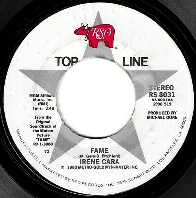 Cara, Irene / Fame | RSO RS-8031 | Single, 7" Vinyl | 1980 | Top Line Series