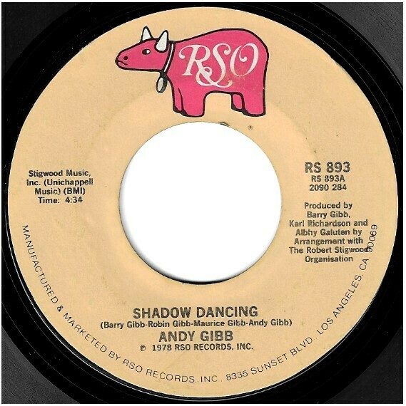 Gibb, Andy / Shadow Dancing | RSO RS-893 | Single, 7&quot; Vinyl | April 1978