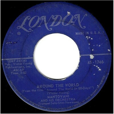 Mantovani / Around the World | London 45-1746 | Single, 7&quot; Vinyl | May 1957