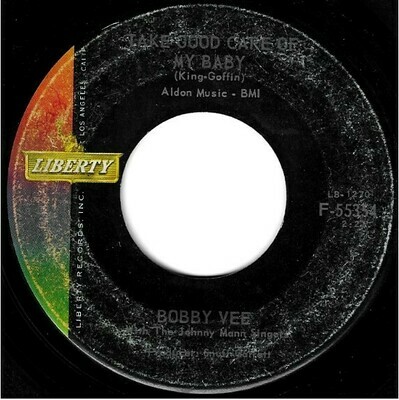 Vee, Bobby / Take Good Care of My Baby | Liberty F-55354 | Single, 7&quot; Vinyl | July 1961