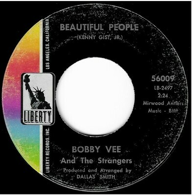 Vee, Bobby / Beautiful People | Liberty 56009 | Single, 7&quot; Vinyl | October 1967
