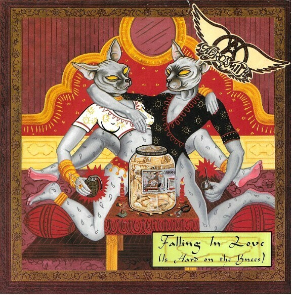 Aerosmith / Falling In Love (Is Hard On the Knees) | Columbia 38-78499 | Picture Sleeve | February 1997
