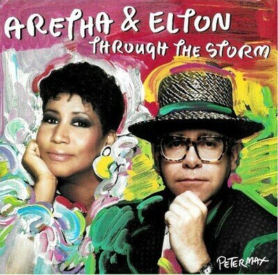 Franklin, Aretha (+ Elton John) / Through the Storm | Arista AS1-9809 | Picture Sleeve | April 1989