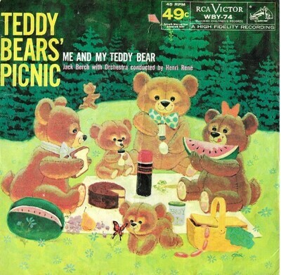Berch, Jack / Teddy Bears' Picnic | RCA Victor WBY-74 | Picture Sleeve | 1957 | Bluebird Children's Records