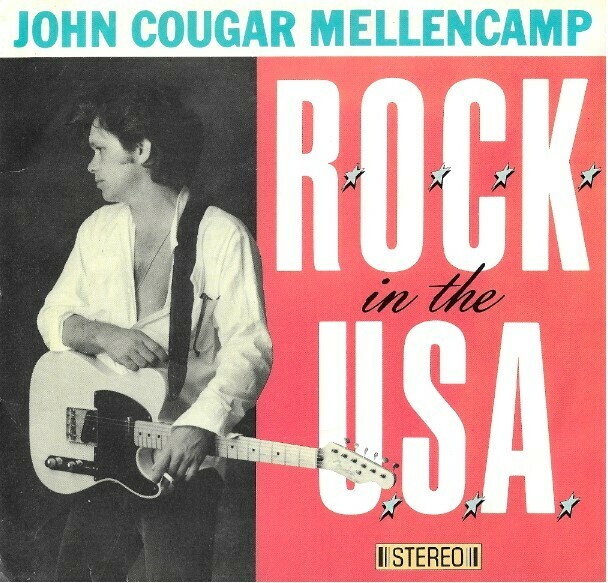 Mellencamp, John / R.O.C.K. in the USA | Riva 884 455-7 | Single, 7" Vinyl | January 1986 | with Picture Sleeve