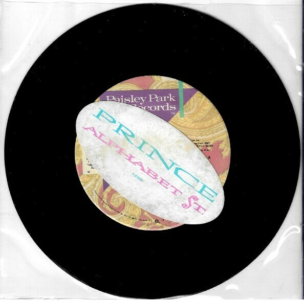 Prince / Alphabet St. | Paisley Park 7-27900 | Single, 7&quot; Vinyl | April 1988 | with Clear Sticker Sleeve