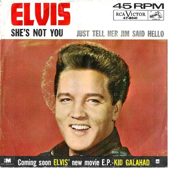 Presley, Elvis / She&#39;s Not You | RCA Victor 47-8041 | Single, 7&quot; Vinyl | July 1962 | with Picture Sleeve