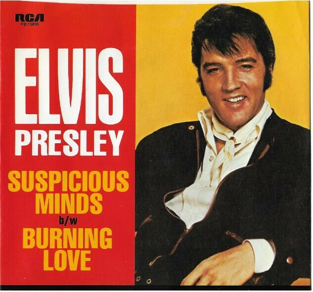 Presley, Elvis / Suspicious Minds | RCA PB-13896 | Single, 7&quot; Vinyl | August 1984 | with Picture Sleeve | Gold Vinyl