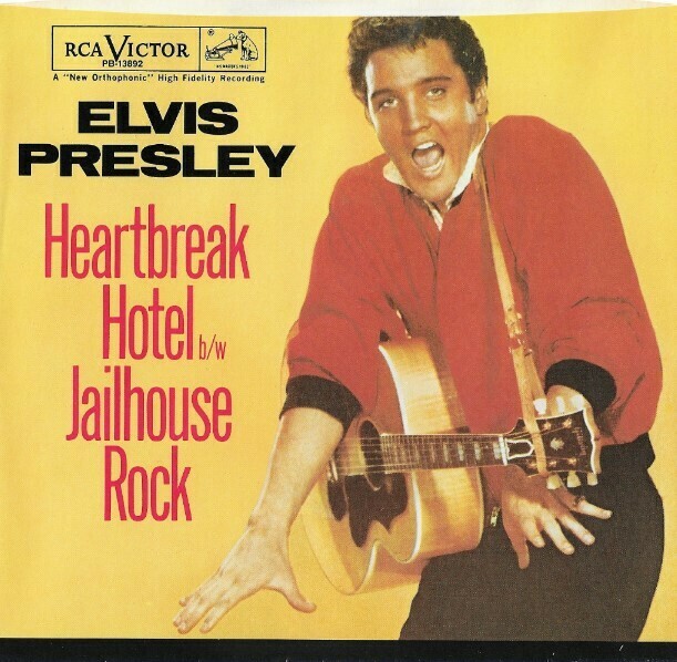 Presley, Elvis / Heartbreak Hotel | RCA PB-13892 | Single, 7&quot; Vinyl | August 1984 | with Picture Sleeve | Gold Vinyl