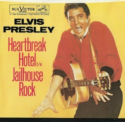 Presley, Elvis / Heartbreak Hotel | RCA PB-13892 | Single, 7&quot; Vinyl | August 1984 | with Picture Sleeve | Gold Vinyl