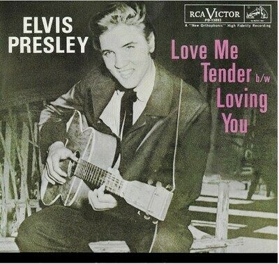 Presley, Elvis / Love Me Tender | RCA PB-13893 | Single, 7&quot; Vinyl | August 1984 | with Picture Sleeve | Gold Vinyl