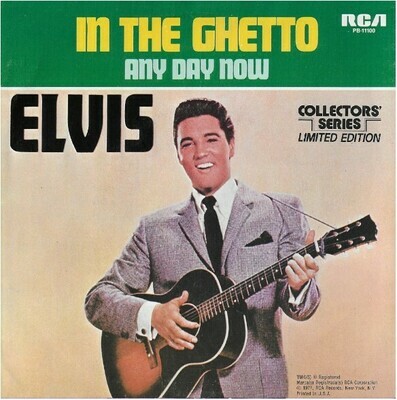 Presley, Elvis / In the Ghetto | RCA PB-11100 | Single, 7&quot; Vinyl | October 1977 | with Picture Sleeve | Limited Edition