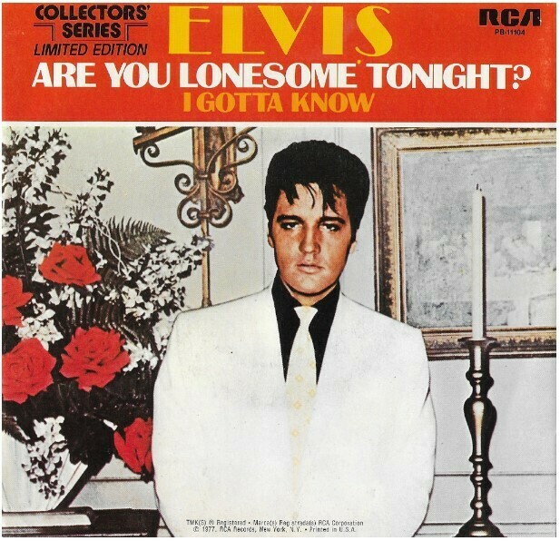 Presley, Elvis / Are You Lonesome Tonight? | RCA PB-11104 | Single, 7&quot; Vinyl | October 1977 | with Picture Sleeve | Limited Edition