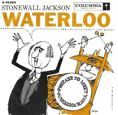 Jackson, Stonewall / Waterloo | Columbia 4-41393 | Single, 7&quot; Vinyl | May 1959 | with Picture Sleeve