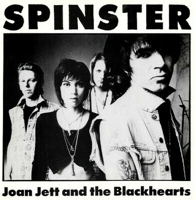 Jett, Joan (+ The Blackhearts) / Spinster | Blackheart FR-15 | Single, 7" Vinyl | With Picture Sleeve | Blue Vinyl | 1994
