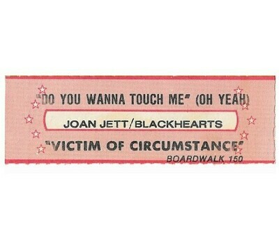 Jett, Joan (+ The Blackhearts) / Do You Wanna Touch Me | Boardwalk 150 | Jukebox Title Strip | July 1982