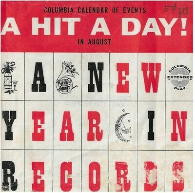 Various Artists / Columbia's New Year in Records | Columbia ZEP-36309 | EP, 7" Vinyl | With Picture Sleeve | Promo | August 1955