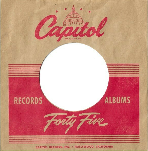 Capitol / Records - Albums - Forty Five | Record Company Sleeve, 7" | 1950