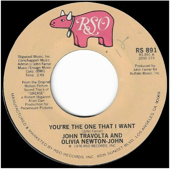 Travolta, John (+ Olivia Newton-John) / You're the One That I Want | RSO RS-891 | Single, 7" Vinyl | March 1978