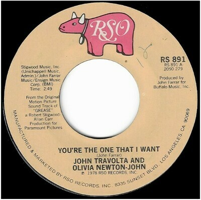 Travolta, John (+ Olivia Newton-John) / You&#39;re the One That I Want | RSO RS-891 | Single, 7&quot; Vinyl | March 1978
