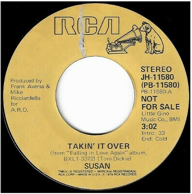 Susan / Takin&#39; It Over | RCA JH-11580 | Single, 7&quot; Vinyl | Promo | 1979