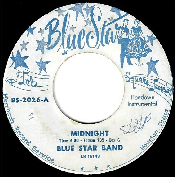 Blue Star Band / Midnight | Blue Star BS-2026 | Single, 7&quot; Vinyl | 1970s | Bayou Ramblers