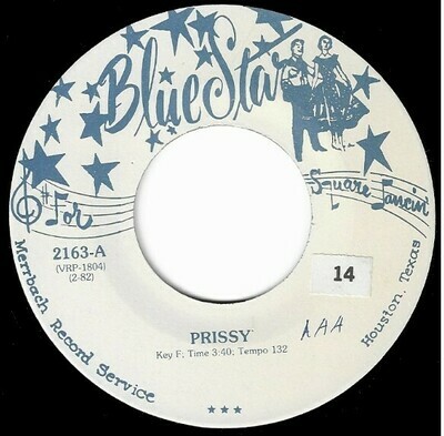 Uncredited Artists / Prissy | Blue Star 2163 | Single, 7&quot; Vinyl | February 1982