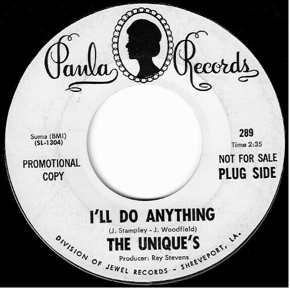 Uniques, The / I&#39;ll Do Anything | Paula 289 | Single, 7&quot; Vinyl | Promo | December 1967